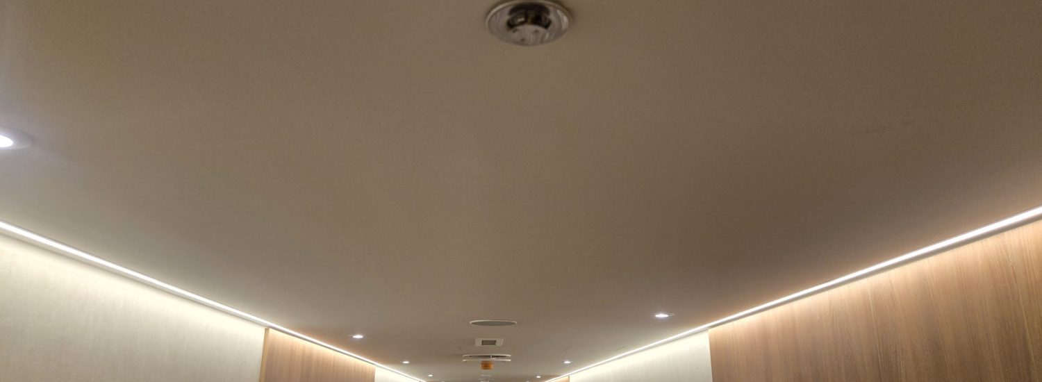 Veeudu kustutussüsteem – VID Fire-Kill VID Fire-Kill veeudu pihusti hotelli koridori ripplaes